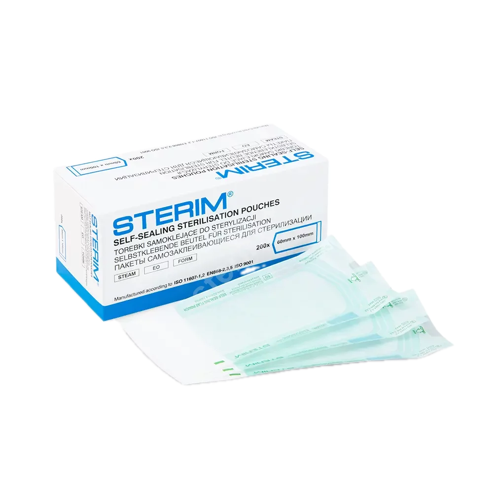 Papierowo-foliowe torebki do sterylizacji