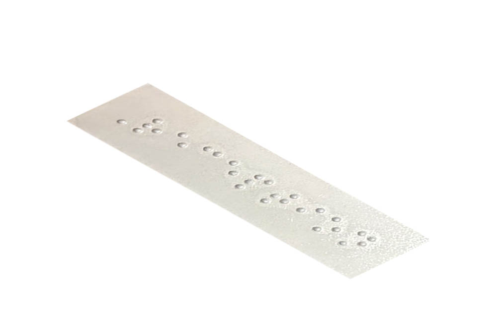 etykieta Braille
